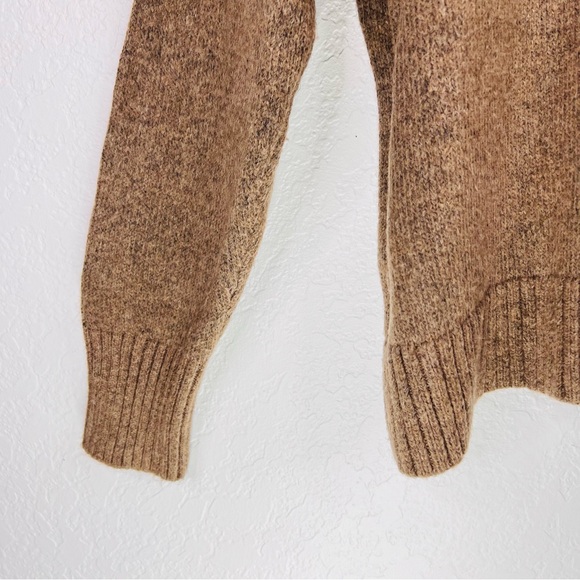 LOFT Lou & Grey Maple Heather Fairisle Wool Blend Turtleneck Pullover Sweater - Picture 11 of 15